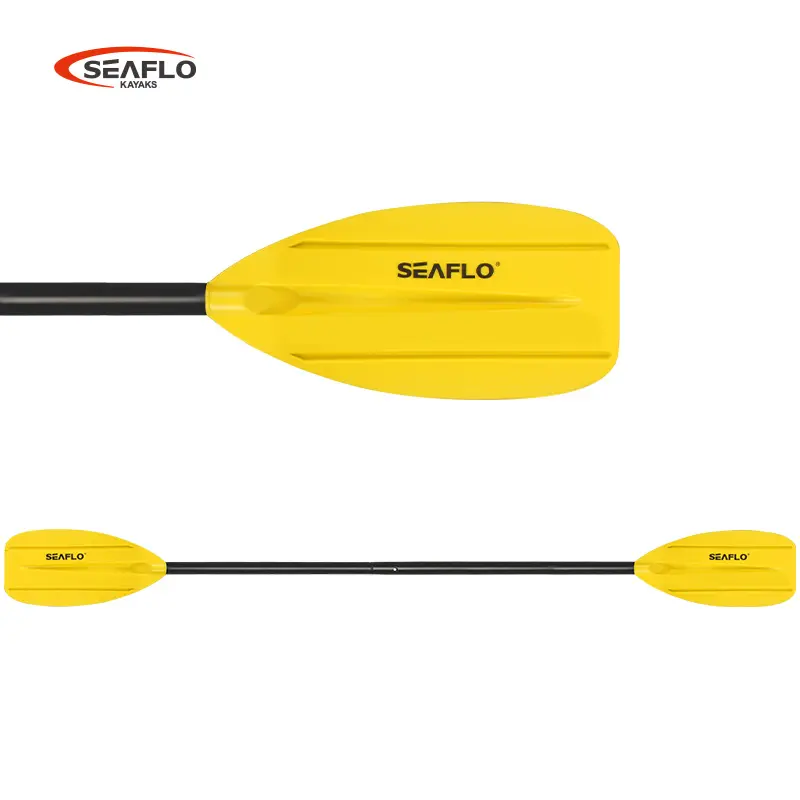 SEAFLO water sport two blade Polypropylene include fiberglass 160cm Aluminum shaft canoe paddle kids kayak paddle for child