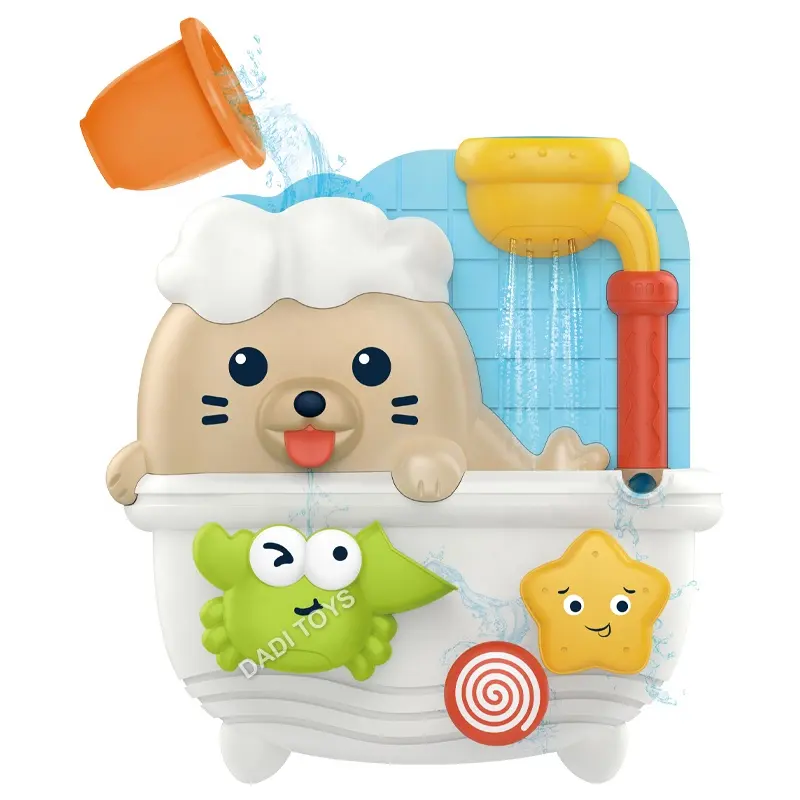 DADI OEM & ODM-pared de succión de animales para niños, juguete de ducha, juego de agua, baño, juguete para bebé