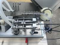 Machine de remplissage et de scellage automatique électrique à deux têtes pour liquides cosmétiques, ampoules, flacons, fioles, sirops et ampoules en verre à fusion, capacité 1-2 ml