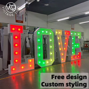 18 sposami grande tendone lettera numero lampadina a Led luci lettere tendone con prezzi di fabbrica - Product Image 6