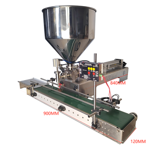 AOC Một Vòi Phun Làm Đầy Chất Lỏng Máy Làm Đầy Chất Lỏng Máy Với Băng Tải Vành Đai Gel Đánh Bóng Máy Làm - Product Image 2