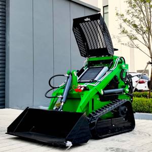 DGER 35HP motore Kubota Diesel Skid Steer Loader compatto disegno silvicoltura attacco cingolato utilizzato include secchio - Product Image 3