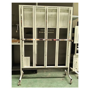 Exhibidores de Ropa de Metal de Lujo para Tiendas de Ropa Femenina, con Ruedas, Resistentes, para Boutiques - Product Image 1