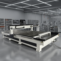 Machine de fraisage CNC automatique pour le travail du bois 2060 avec changeur d'outils automatique, moteur servo de broche 9kw, haute rigidité