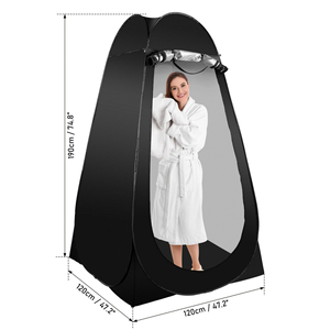 Tente de Douche Pop-Up - Cabine d'Intimité, Vestiaire ou Toilettes Portables avec Sac de Transport pour le Camping, la Plage ou les Activités en Plein Air - Product Image 6