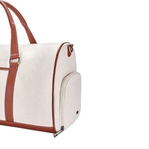 BSCI factory <b>Canvas</b> Weekender Overnight <b>Duffle</b> <b>Bag</b> Carry on Large Gym Tote <b>Bag</b> Custom High Quality Travel Fashion <b>Bag</b> Storage - Product Image 5