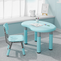 Ensemble de salle à manger en plastique pour enfants, chaises et tables, pour les enfants de la maternelle, âge préscolaire, offre spéciale, 21 pièces