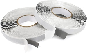 BOMEI Lot de <span class=keywords><strong>2</strong></span> Ruban d'Étanchéité en Butyle <span class=keywords><strong>1</strong></span>/8 po x <span class=keywords><strong>1</strong></span> po & <span class=keywords><strong>3</strong></span>/4 po x 30 pi Caoutchouc EDPM Anti-Fuite pour Fenêtre de Camping-Car Bateau Verre & Réparation de Toit - Product Image 2