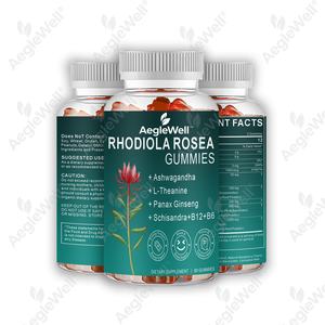 OEM/ODM Etiqueta Privada orgánica Rhodiola Rosea vitamina B gomitas suplemento Rhodiola gomitas en stock - Product Image 1