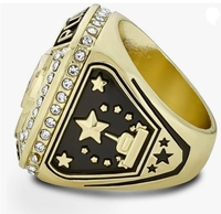 Bague de champion de basket-ball en or personnalisée, trophée, cadeau, bague de championnat pour le vainqueur du tournoi