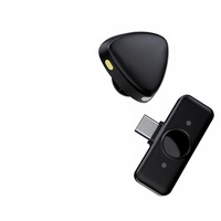 Nouveau modèle privé transfrontalier sans fil pour microphone cravate à réduction de bruit intelligente IA, microphone triangulaire