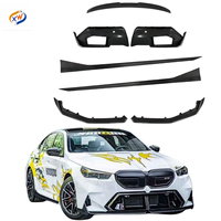 Alerón Delantero, Alerones Laterales y Difusor Trasero de Fibra de Carbono Seca, Aptos para el BMW M5 G90 MP Style 2025