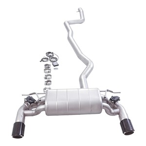 Sistema de Escape Catback Vortex Valvetronic de Acero Inoxidable para BMW Serie 2 F22 218i 220i 2014-2024 con Puntas de Fibra de Carbono y Sonido Tunado - Product Image 1