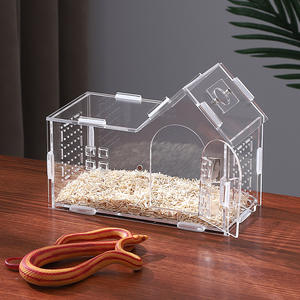 Enclos pour araignées sauteuses en acrylique avec porte magnétique, <span class=keywords><strong>terrarium</strong></span> transparent pour tarantules, pour araignées de compagnie - Product Image 2
