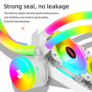 Hot Bán Coolmoon 240Mm Nước Mát Chơi Game PC Tản Nhiệt PC Trường Hợp Chất Lỏng Nước Làm Mát Chất Lượng Tốt <span class=keywords><strong>CPU</strong></span> Chất Lỏng Mát - Product Image 3