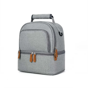 Large Capacity Portable Lunch Bag, Hot Picnic School Food Lunch Bag, Insulation Material, Fresh Cooler, Handbag With Lunch Bag - Product Image 1
