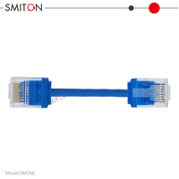 Câbles de communication de câble Ethernet PVC Cat6 Super Slim Cat6A UTP 30AWG RJ45 Patch Cord