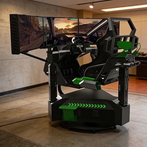 Nuovo Design Moderno di Simulatore di Guida con Cockpit Elegante e Ritagli Geometrici per un Look Industriale e <span class=keywords><strong>Sportivo</strong></span> - Product Image 2