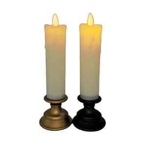 Venta al por mayor: Velas LED de plástico con efecto de llama danzante, las más populares, sin llama, para cenas. - Product Image 1