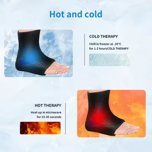 पैर दर्द से राहत और चोटों के लिए नया पुनः प्रयोज्य जेल रैप टखने के पैक लचीला ठोस चिकित्सा ग्रेड जेल - Product Image 5