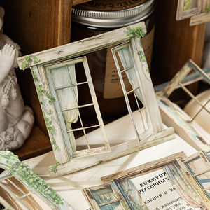 ชุดการ์ดภาพปะติดวินเทจ10ชิ้น/แพ็ควัสดุหลายร้อยแบบทำมือสำหรับตกแต่งฉากภาพปะติดกระดาษ - Product Image 3