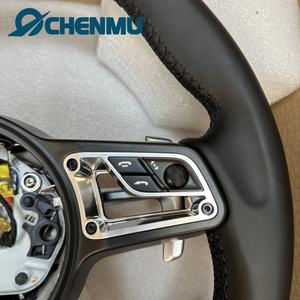 พวงมาลัยหนังแท้ราคาโรงงานสำหรับรถปอร์เช่ มอแลน แพนาเมร่า คาเยนน์ 911 718 991 พวงมาลัยแบบกำหนดเอง - Product Image 3