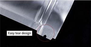 Bolsa de Aluminio Personalizada con Cierre Hermético para Envasado de Alimentos, Bolsas de <span class=keywords><strong>Embalaje</strong></span> con Diseño Personalizado, Bolsa Mylar con Cierre Ziplock - Product Image 6