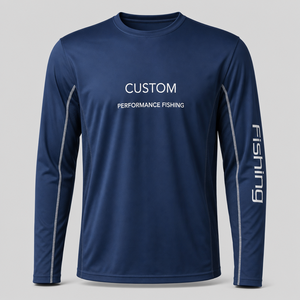 Camiseta de Pesca de Manga Larga con Protección UV UPF 50+, Transpirable, de Secado Rápido, con Logotipo Personalizado OEM, Sublimación, Anti-UV - Product Image 1