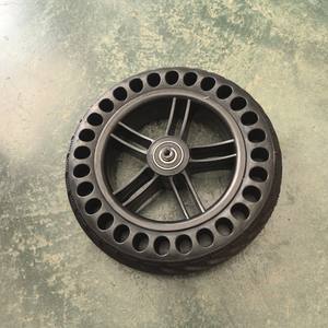 Accessoires pour fauteuil roulant manuel médical de 8 pouces 200x50, pneus et roues solides sans air en nid d'abeille - Product Image 5