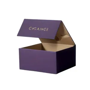 Luxuriöse kundendefinierte Kartonpapierbox Schmuckverpackung für Kleidung Geschenkbox mit Bandgriff Deluxe-Geschenk-Präsentationsbox