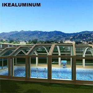 Ikealuminum 2024 cơ giới hồ bơi bao gồm hồ bơi bao gồm tự động nhôm bao vây sunroom cho hồ bơi - Product Image 4