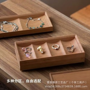 Custom Made Wooden Jewelry <b>Box</b> Rectangle Engraving General Packaging Storage For <b>Vintage</b> Ornaments Wedding Gifts - Product Image 3