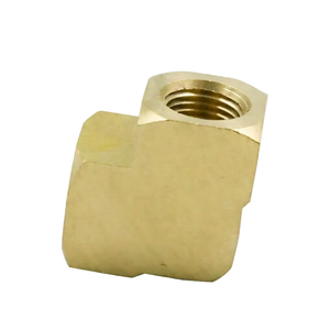 Raccord en T en laiton forgé à tête hexagonale fileté mâle 1/4 pouce, réducteur, flexible, basse pression, surface lisse, en barre, OEM/ODM - Product Image 1