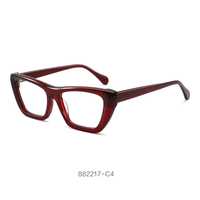 FEROCE Rectangular Cat Eye Acetate Gafas Marco Óptico Venta al por mayor Nuevas gafas Diseño Marcos