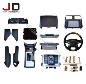 JD AUTO Nuovo Kit di Aggiornamento Interno per Auto con Volante in Legno e Cruscotto per Land Cruiser Prado FJ150 2018 <span class=keywords><strong>2020</strong></span> - Product Image 2