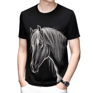 T-shirt estiva a maniche corte da uomo Fitspi modello stampato in 3D moda giovanile Plus Size <span class=keywords><strong>abbigliamento</strong></span> da uomo Dropshipping - Product Image 1