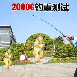 Canne à pêche en fibre de verre souple 3,6 m pour la pêche à la ligne en eau douce avec guides SIC - Product Image 4