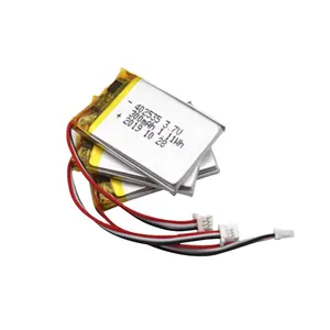 042535 3.7v batterie lithium polymère 402535 3.7v 300mAh batterie lipo packs batterie Ultra mince pour équipement électronique