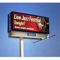 Écran LED couleur pleine HLT Outdoor P10, luminosité 5000 cd, garantie 2 ans, écran électronique grand format pour la publicité dans les stades sportifs