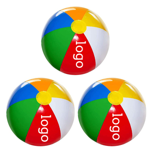 Hot Sale Custom Logo Inflatable Plastic Balls 30cm-200cm Giant Beach Toys for Kids Various Sizes Promotional Party Supplies