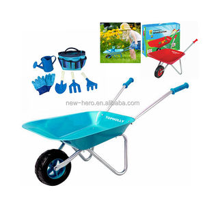 소년 소녀 야드 로버 스틸 트레이 어린이 금속 수레 어린이 정원 핸디 트롤리 카트 모래 해변 아이 바퀴 수레 장난감 - Product Image 2