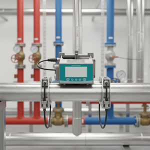 Philemon Portable Clamp-on Ultrasonic <b>Flow</b> <b>Meter</b> | Non-Invasive Time Flowmeter for Liquid/<b>Water</b> OEM/ODM Customizable - Product Image 2