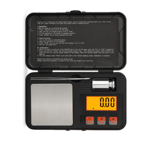 Hot Selling High Accuracy Stainless Steel Pocket Scale <b>Digital</b> 500g 0.001g Jewelry Weight Measuring <b>Battery</b> Powered - Product Image 1