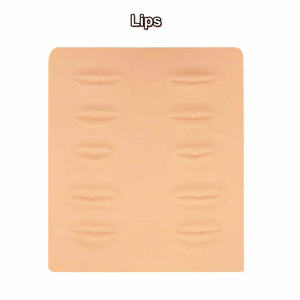 Outil de formation au maquillage permanent super réaliste en silicone 3D de haute qualité pour la pratique des tatouages sur la peau des lèvres en gros - Product Image 4