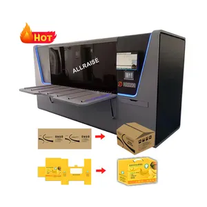 Automatic CMYK Kraft Honeycomb Cardboard Box Single Pass Printer Making Machine Price Digital Corrugated Carton Printing Machine