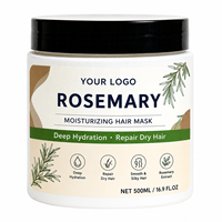 Crème capillaire hydratante de luxe à la kératine et au romarin, bio et à base de plantes, pour adoucir, renforcer et réparer les cheveux fins