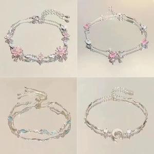 Pulseras de Plata de Aleación, Pulseras de Moda, Agente de Compras 1688 Taobao, Abastecimiento en China - Product Image 1