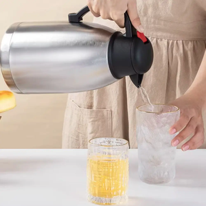 Carafe isotherme en acier inoxydable à double paroi, bouilloire isolée, anti-chute, couvercle anti-fuite, bouteille d'eau sous vide pour restaurant - Product Image 3