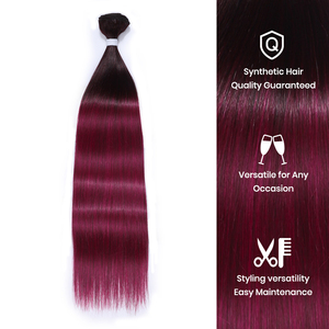 <span class=keywords><strong>Capelli</strong></span> Sintetici Premium Resistenti al Calore, Fibra Organica Bio ad Alta Temperatura, Lisci e Ondulati, Tessitura a Doppia Trama - Product Image 6