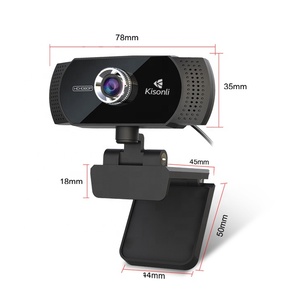 <span class=keywords><strong>Webcam</strong></span> rotative <span class=keywords><strong>haute</strong></span> <span class=keywords><strong>définition</strong></span> 1080P Kisonli avec microphone, interface USB, résolution 480P 1080P pour PC portable et streaming - Product Image 5